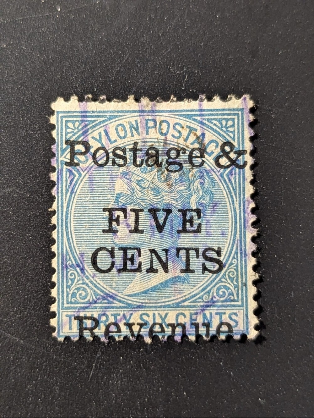 Ceylon, 1885, SC 97, MNG, Fine Single Stamp